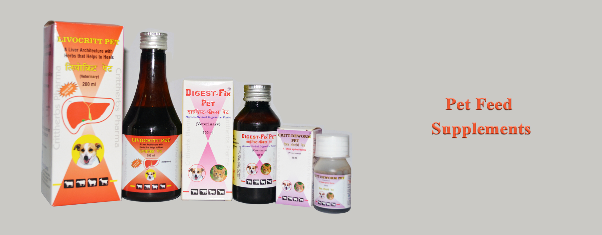 Crittherbs Pharma Homeo Herbal Feed supplement for Animals